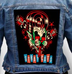 stray cats 5 - Photo Quality Printed Back Patch