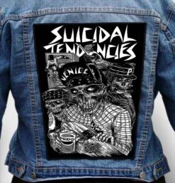 suicidal tendencies 1 - Photo Quality Printed Back Patch