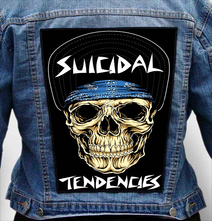 suicidal tendencies 3 - Photo Quality Printed Back Patch