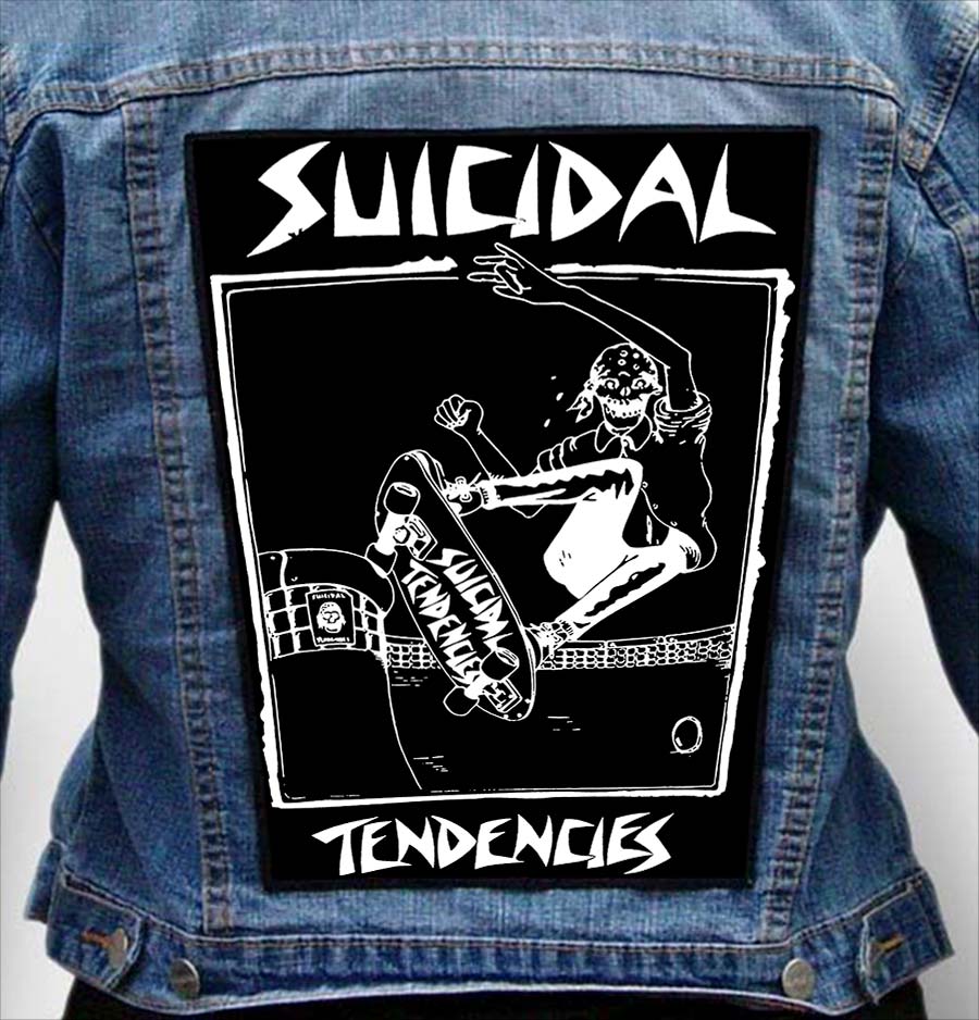 suicidal tendencies 8 - Photo Quality Printed Back Patch
