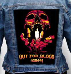 sum 41 12 - Photo Quality Printed Back Patch
