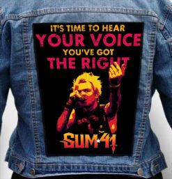 sum 41 14 - Photo Quality Printed Back Patch