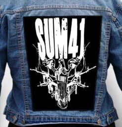 sum 41 15 - Photo Quality Printed Back Patch