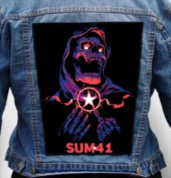 sum 41 17 - Photo Quality Printed Back Patch
