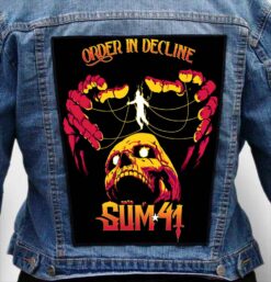 sum 41 18 - Photo Quality Printed Back Patch