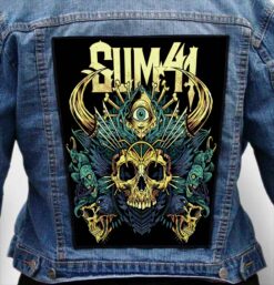 sum 41 19 - Photo Quality Printed Back Patch