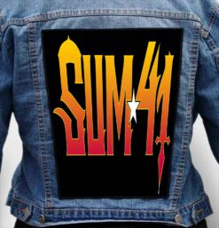 sum 41 2 - Photo Quality Printed Back Patch