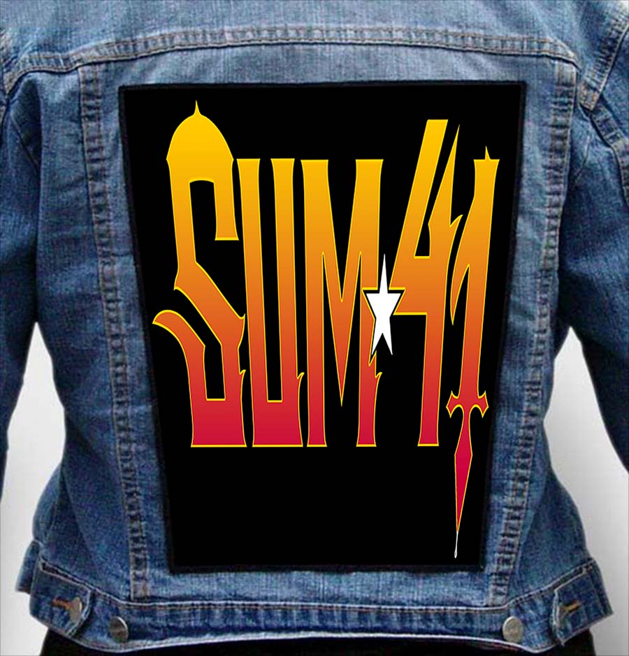 sum 41 2 - Photo Quality Printed Back Patch