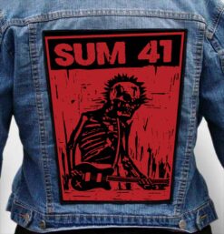 sum 41 21 - Photo Quality Printed Back Patch