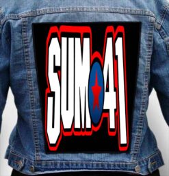 sum 41 22 - Photo Quality Printed Back Patch