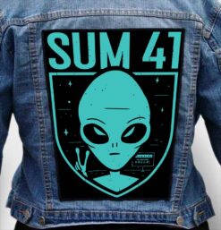 sum 41 3 - Photo Quality Printed Back Patch