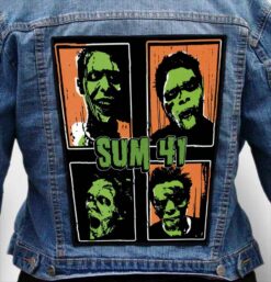 sum 41 4 - Photo Quality Printed Back Patch