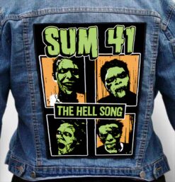 sum 41 6 - Photo Quality Printed Back Patch