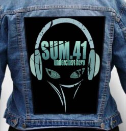sum 41 7 - Photo Quality Printed Back Patch