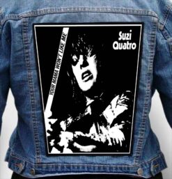 suzi quatro 12 - Photo Quality Printed Back Patch