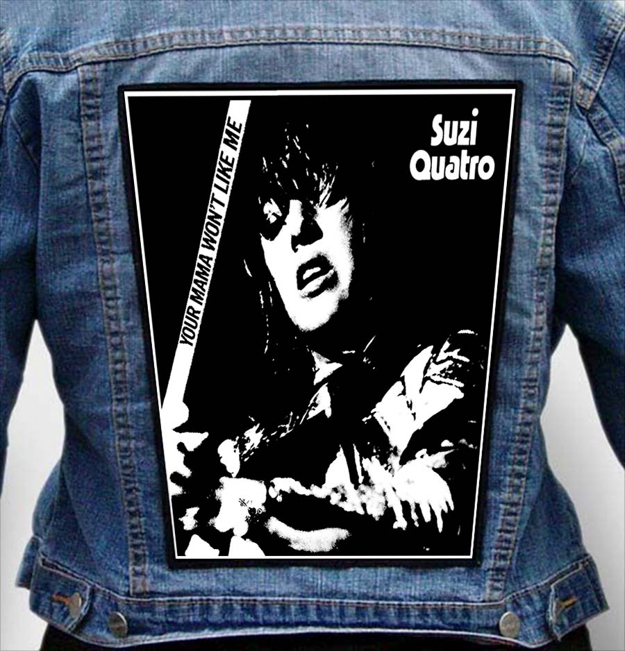 suzi quatro 12 - Photo Quality Printed Back Patch