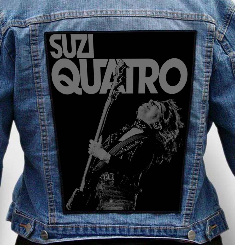 suzi quatro 15 - Photo Quality Printed Back Patch