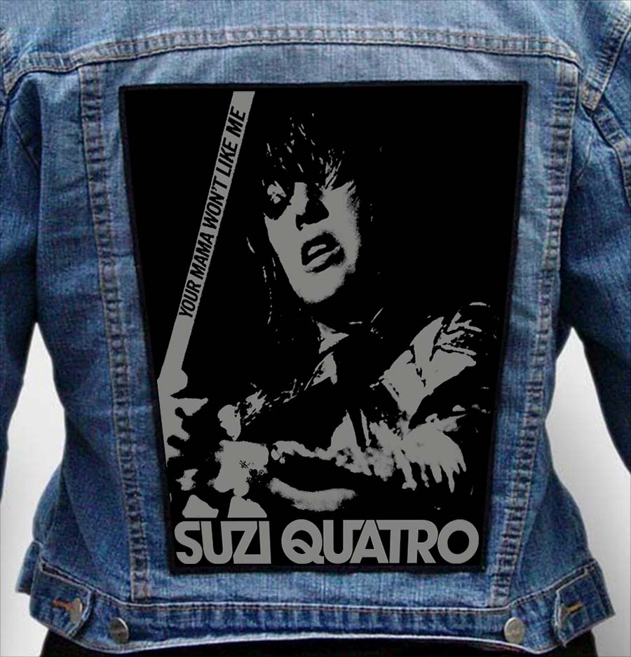 suzi quatro 16 - Photo Quality Printed Back Patch