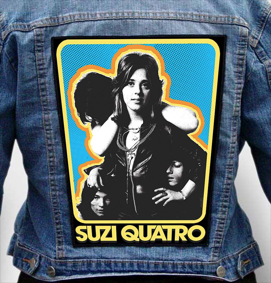suzi quatro 19 - Photo Quality Printed Back Patch