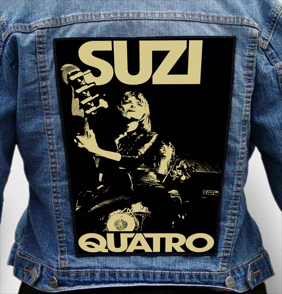 suzi quatro 22 - Photo Quality Printed Back Patch