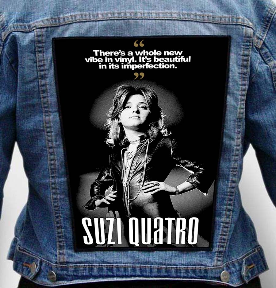 suzi quatro 6 - Photo Quality Printed Back Patch