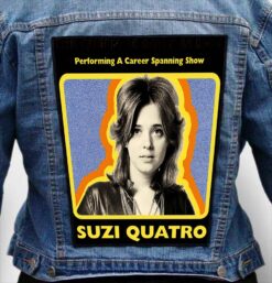 suzi quatro 9 - Photo Quality Printed Back Patch