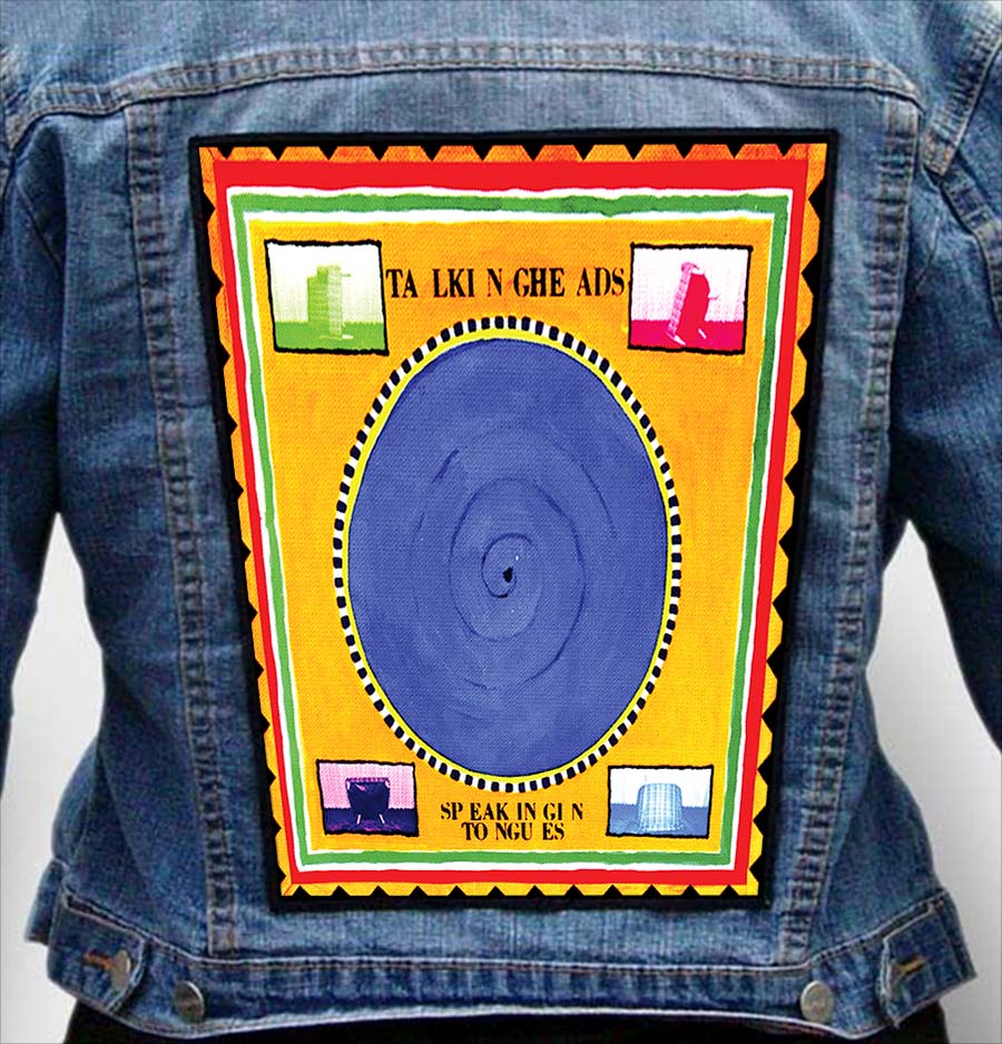 talking heads 13 - Photo Quality Printed Back Patch