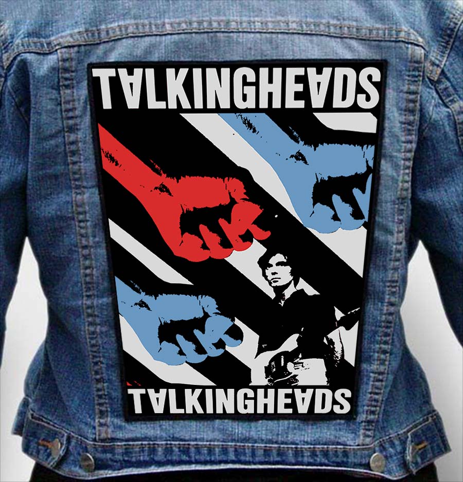 talking heads 16 - Photo Quality Printed Back Patch