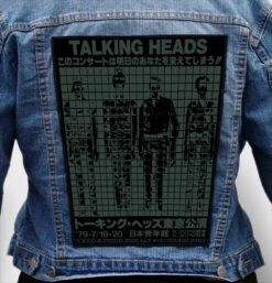 talking heads 17 - Photo Quality Printed Back Patch