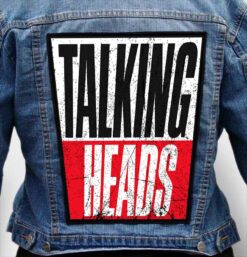talking heads 23 - Photo Quality Printed Back Patch