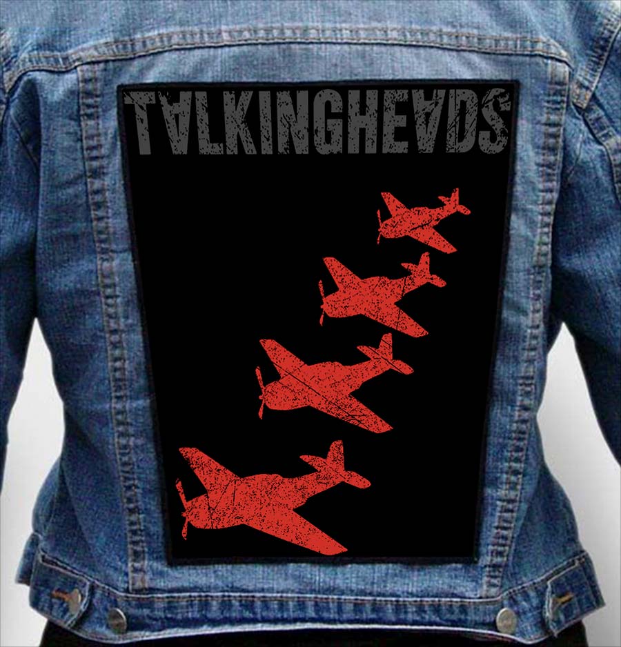 talking heads 8 - Photo Quality Printed Back Patch