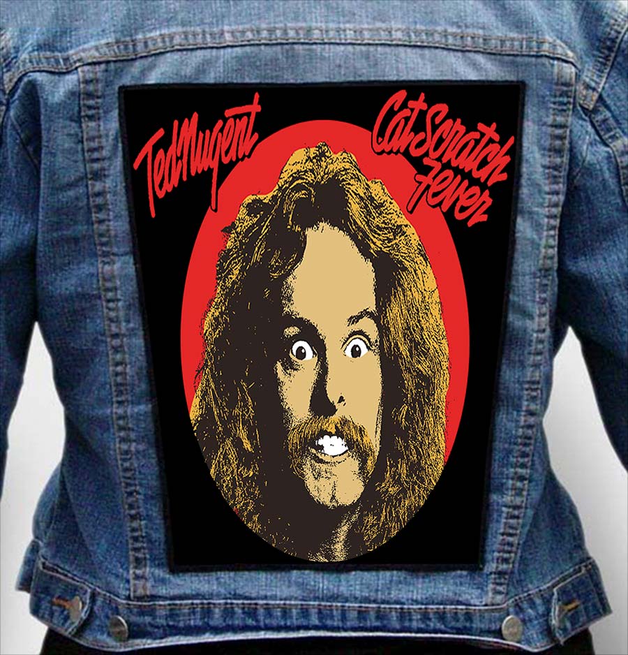 ted nugent 2 - Photo Quality Printed Back Patch
