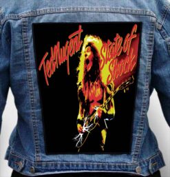ted nugent 5 - Photo Quality Printed Back Patch
