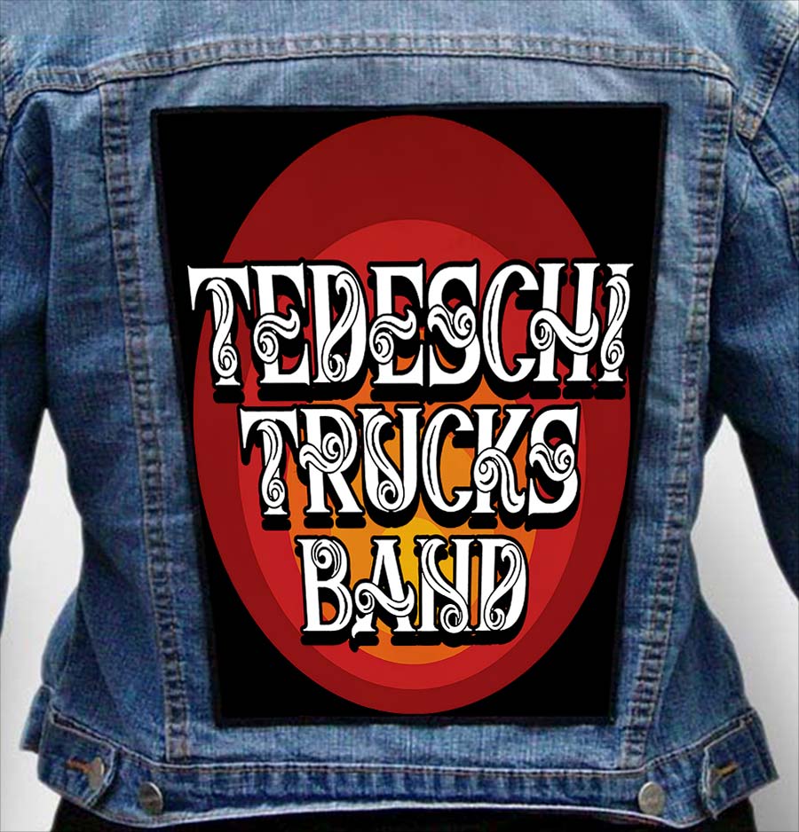 tedeschi trucks band 5 - Photo Quality Printed Back Patch