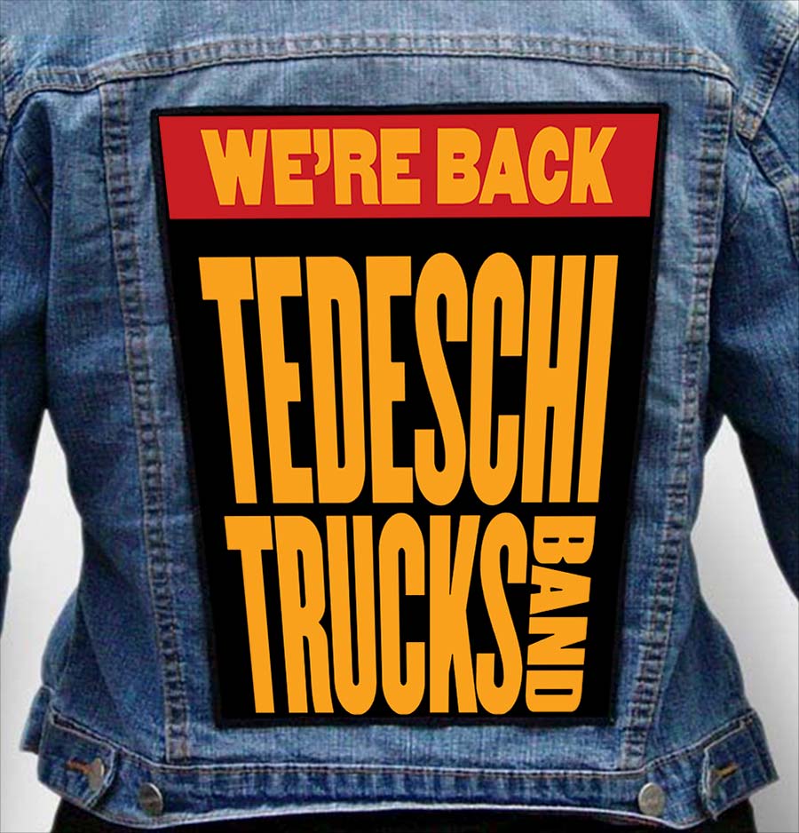 tedeschi trucks band 7 - Photo Quality Printed Back Patch