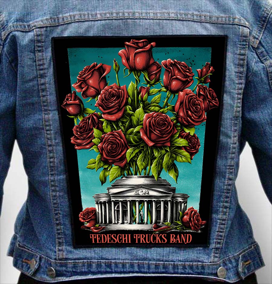tedeschi trucks band 9 - Photo Quality Printed Back Patch
