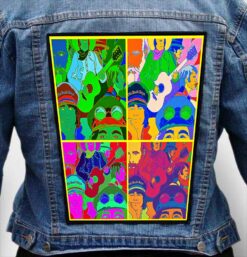 the beach boys 17 - Photo Quality Printed Back Patch