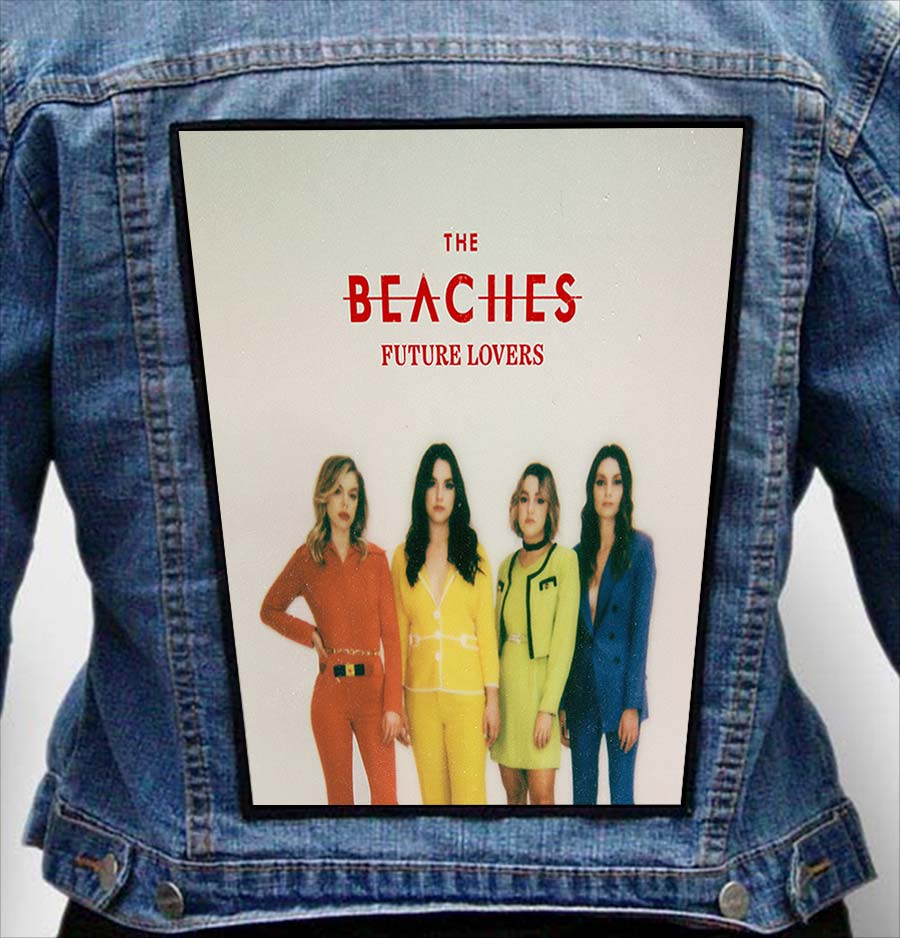 the beaches 8 - Photo Quality Printed Back Patch