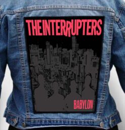 the interrupters 37 - Photo Quality Printed Back Patch