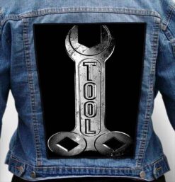 tool band 1 4 - Photo Quality Printed Back Patch