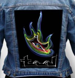 tool band 1 7 - Photo Quality Printed Back Patch