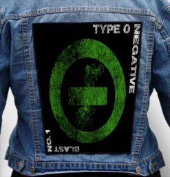 type o negative 5 - Photo Quality Printed Back Patch