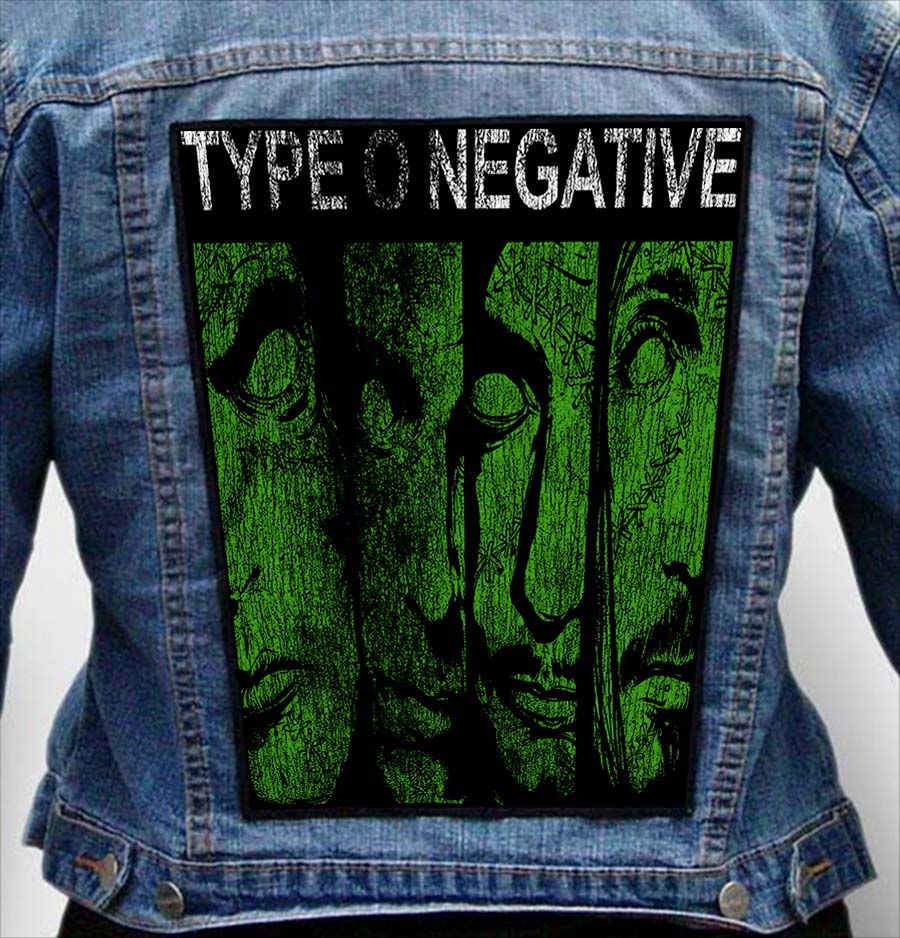 type o negative 6 - Photo Quality Printed Back Patch