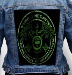 type o negative 7 - Photo Quality Printed Back Patch