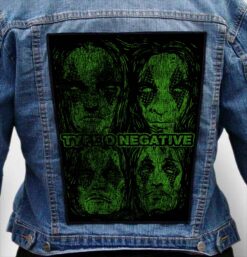 type o negative 9 - Photo Quality Printed Back Patch