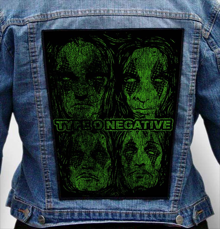 type o negative 9 - Photo Quality Printed Back Patch