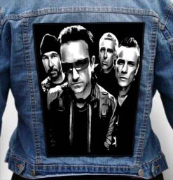 u2 6 - Photo Quality Printed Back Patch