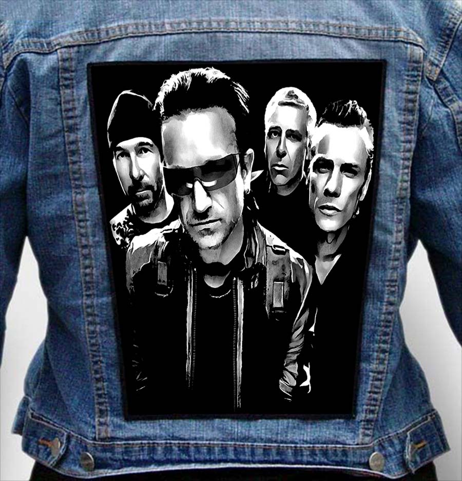 u2 6 - Photo Quality Printed Back Patch