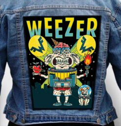 weezer 6 - Photo Quality Printed Back Patch