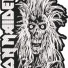 Iron Maiden 1st white 30x20cm - Big Embroidery Patch